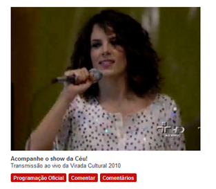 Clique e veja a Virada Cultural na TV Cultura Clique e veja a Virada Cultural na TV Cultura