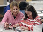 Woman with a Developmentally Disabled Woman