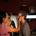 Subtle makeup was applied to age the actors. We shot in reverse order.