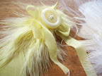 feathered hair barrettes
