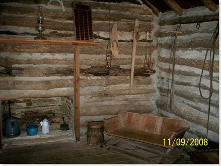 inside the cabin, Little House on the Prairie