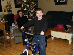 Blaine got a Rockit bike for his 7th birthday