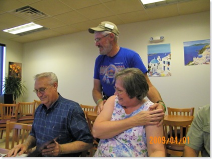 Don, Lenny, LaVon at Chris's in Arizona City