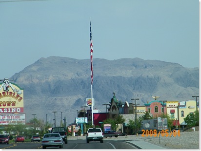 no wind in Pahrump when we left this morning