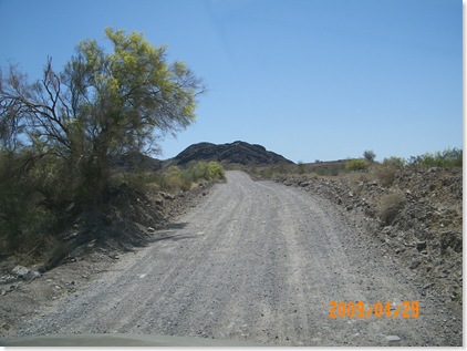 Cienega Springs Road to Nelly's Desert Saloon about 5 miles
