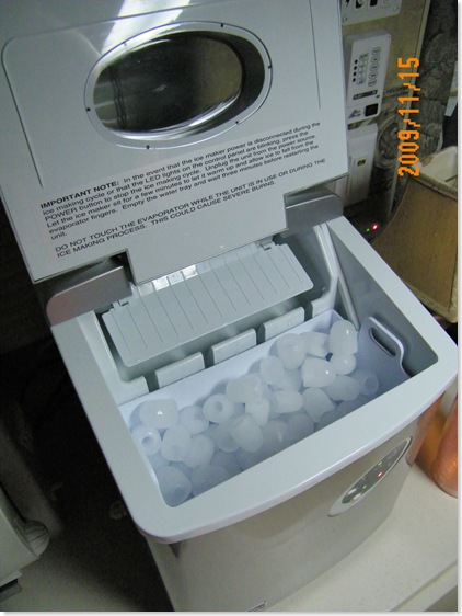 our portable ice maker