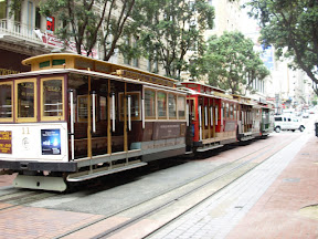 Cable cars in San
Francisco