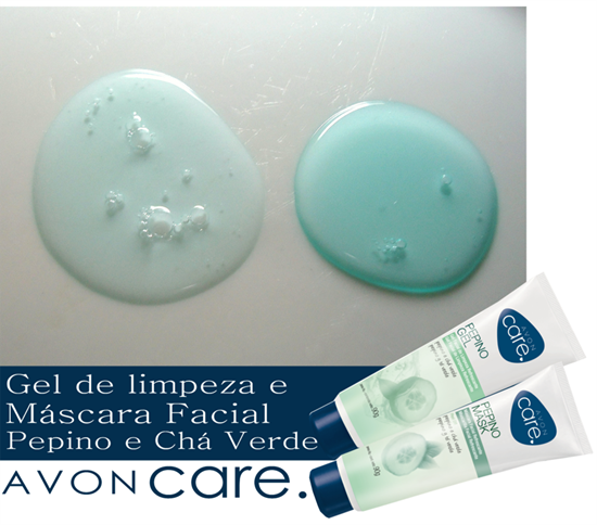 Avon Care Pepino e Chá Verde  Gel de Limpeza e Máscara Facial