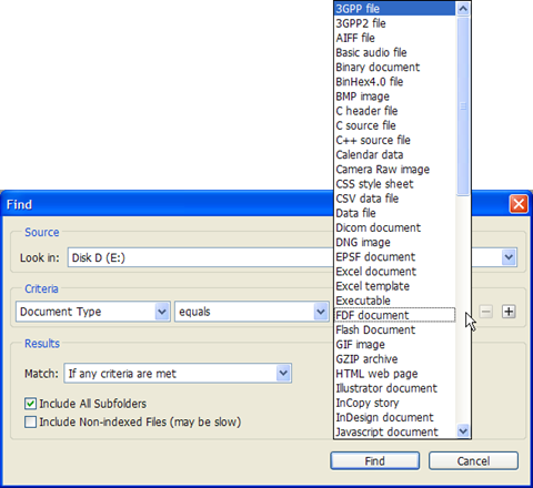 find_document_type find_document_type