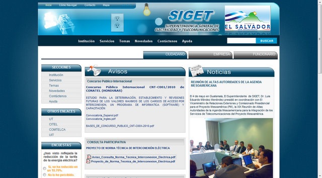 [SIGET - SUPERINTENDENCIA GENERAL DE ELECTRICIDAD Y TELECOMUNICACIONES 612010 120518 PM[3].jpg]