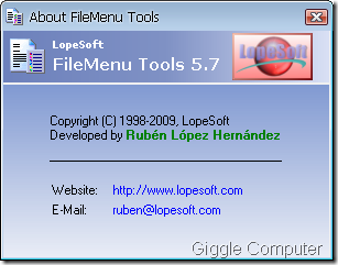FileMenu Tools - about