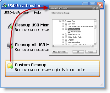 USBDriveFresher - Custom Cleanup