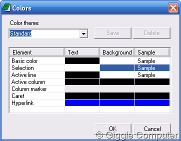AkelPad - Color