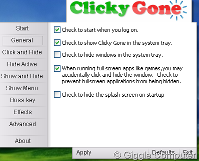 General config