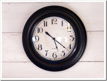 An antique wall clock