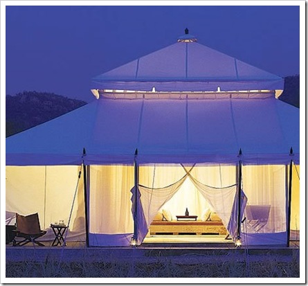 Luxury Tent Living at Aman-i-Khás in India