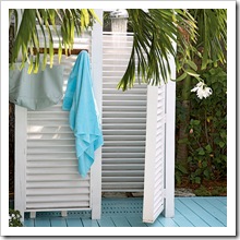 Building and Outdoor Shower at the Lake Building and Outdoor Shower at the Lake