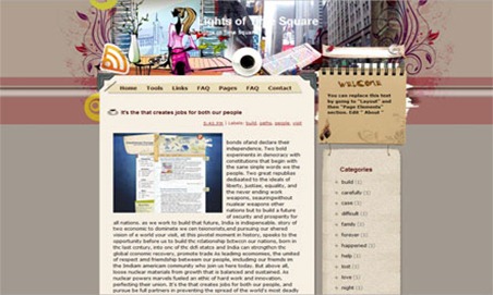Lights-of-Time-Square-Blogger-Template
