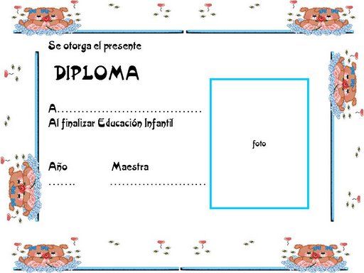 formato de diplomas para llenar