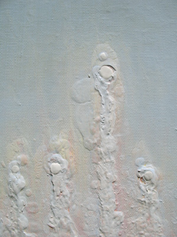 Detail of Abstract Landscape Painting For Sale