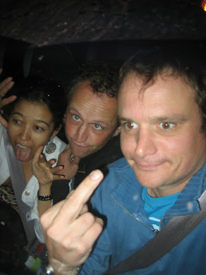 Buddy #9 Vladimir Walk, his future wife and myself