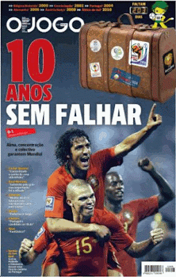 Capa d'O JOGO 19-11-2009 Capa d'O JOGO 19-11-2009