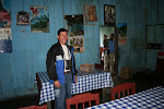 Hector at his restaurant, Amazonas, Peru.