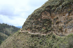 Cliff-side trail, Karajia, Utcubamba Valley, Peru
