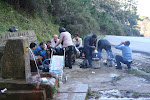 Roadside picnic next to spring, on the road from Tabarka to Ain Draham, Tunisia