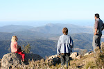 Looking toward the Mediterranean, with the Algerian border to the west (left), Ain Draham, Tunisia