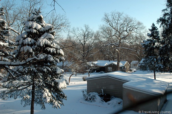 Merriam, KS winter scene