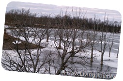 Frozen Lake along the way