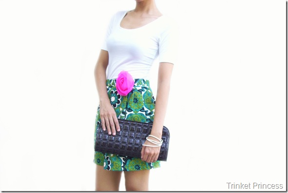 pink flower pin patent clutch bag leather bracelet pink flower pin patent clutch bag leather bracelet