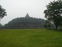 Borobudur through the fog