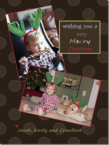 Elrod Family Christmas Card Back version 2