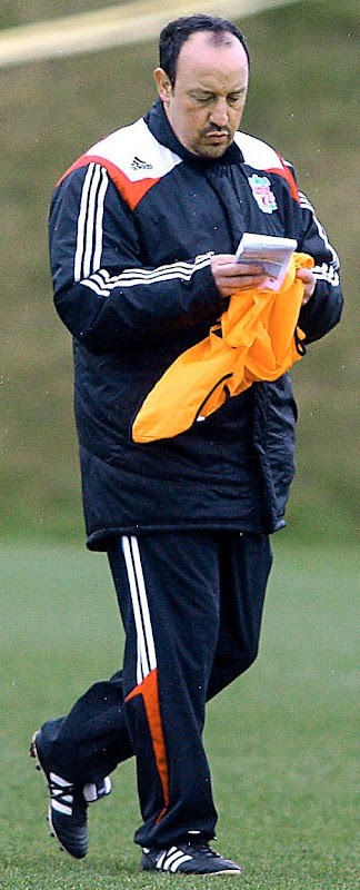 Fat Spanish Waiter Rafa Benitez, formerly Liverpool FC manager