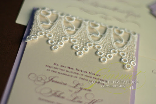 wedding is vintage lace