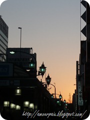 六本木夕陽街景