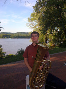 Dr George Palton and his Tuba