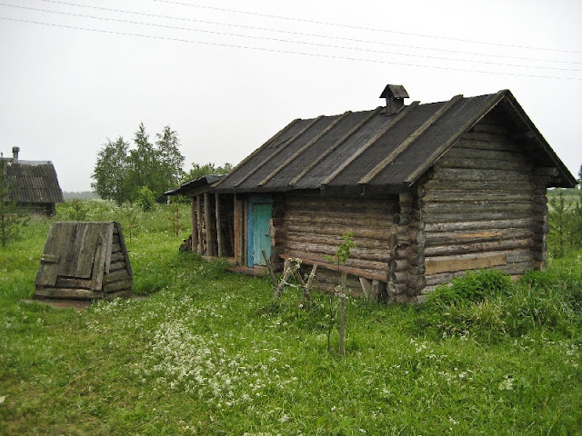 Русская деревня: вологодская область русская баня
