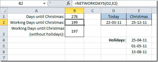 Networkdays