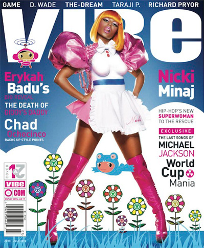 Nicki Minaj covers the June '10 issue of Vibe magazine Nicki Minaj covers the June '10 issue of Vibe magazine