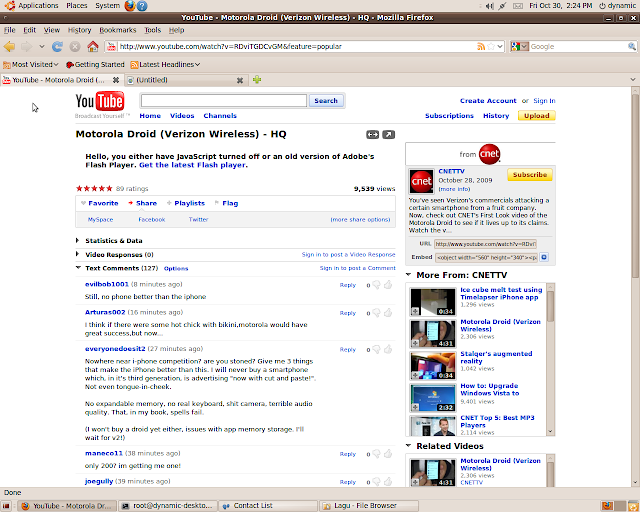 Install Flashplayer Ubuntu Karmic
