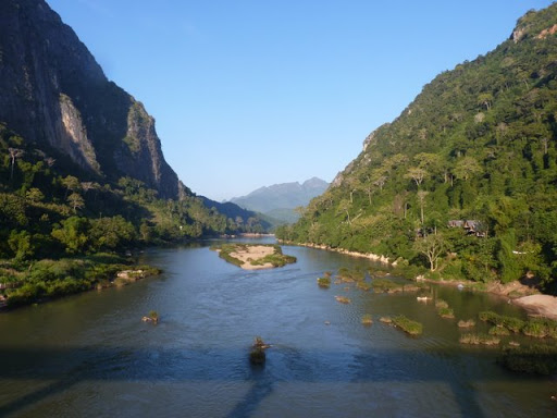 Flodudsigt i Nong Kiau