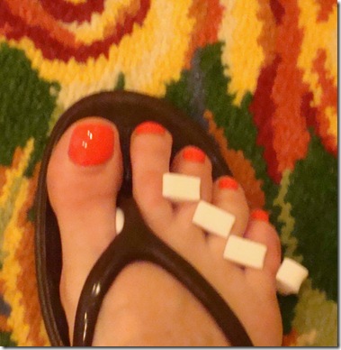 toes