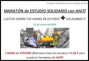 Maratón de estudio solidario con Haití