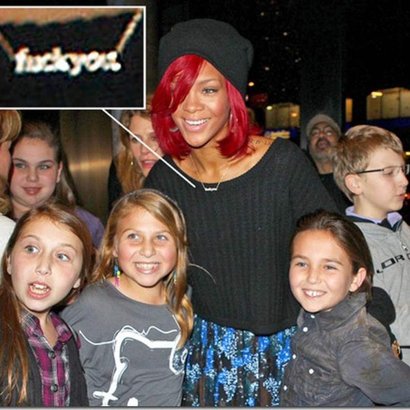 Rihanna zu lächelnden Kindern: F*** You