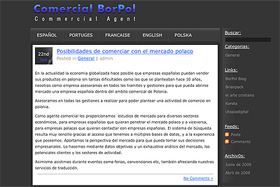 Borpol comercial agent Borpol polonia españa
