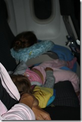 The kids passed out in their seats