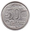 Second Cruzado (Novo)- 50 centavos coin 1989 - 1990
